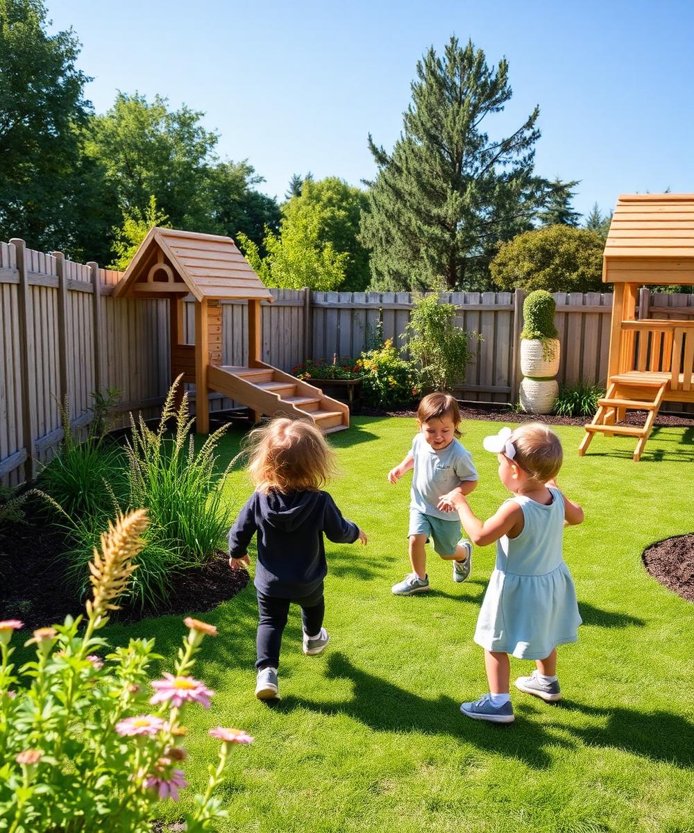 Outdoor play area